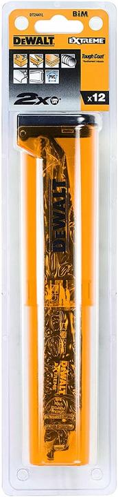 Image du produit DeWalt Jeu lames, scie sabre, 12 unités