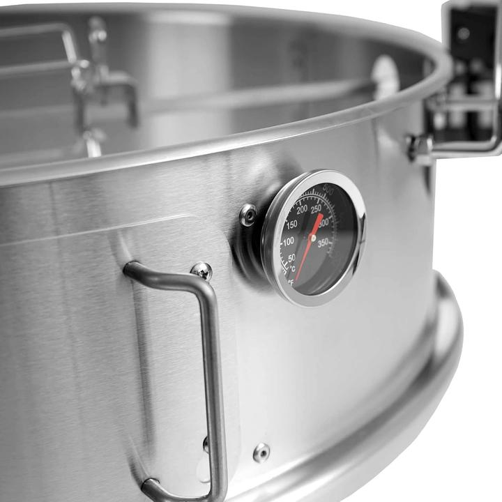 Actual product image BBQ-Toro Pizza insert and rotating spit