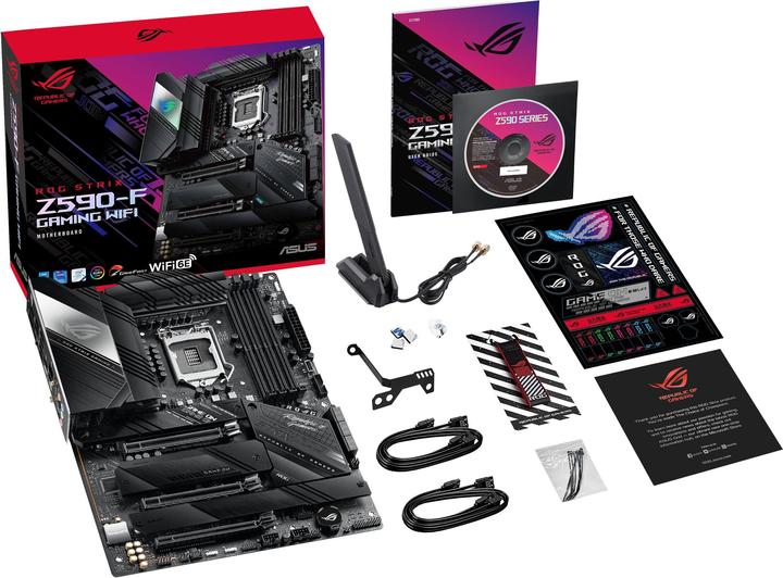 Image du produit ASUS ROG STRIX Z590-F GAMING WIFI (LGA 1200, Intel Z590, ATX)