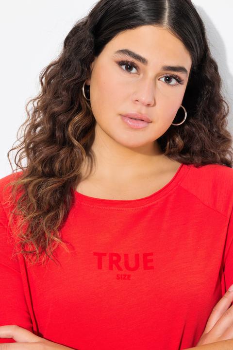Produktbild Ulla Popken Shirt, Ringel, Rundhals, Halbarm, offenkantig (46, 48)