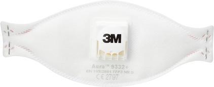 Image du produit 3M Masque de protection respiratoire Aura 9332+C2 (FFP3, 2 x)