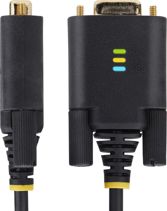 Produktbild StarTech COM 3m USB auf Seriell Adapter COM-Retention FTDI USB-A zu DB9 Kabel USB RS232 Wechselbare (3 m)