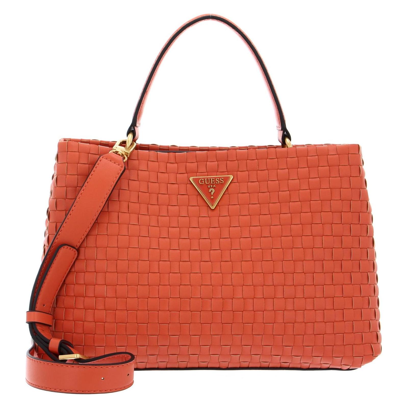 Guess, Damen, Handtasche, Lisbet Woven Handbag, Orange