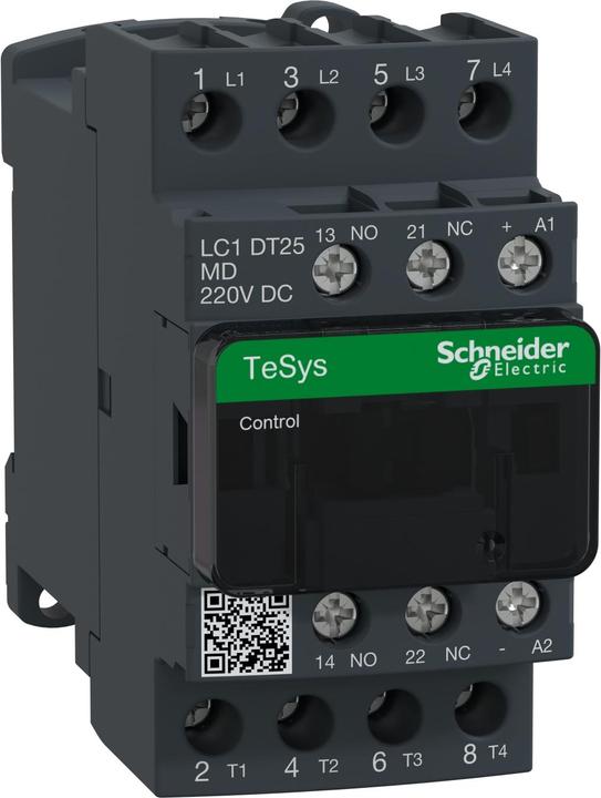 Produktbild Schneider Electric Spuln-Schütz 4polig NO,25A,220VDC,AC-1