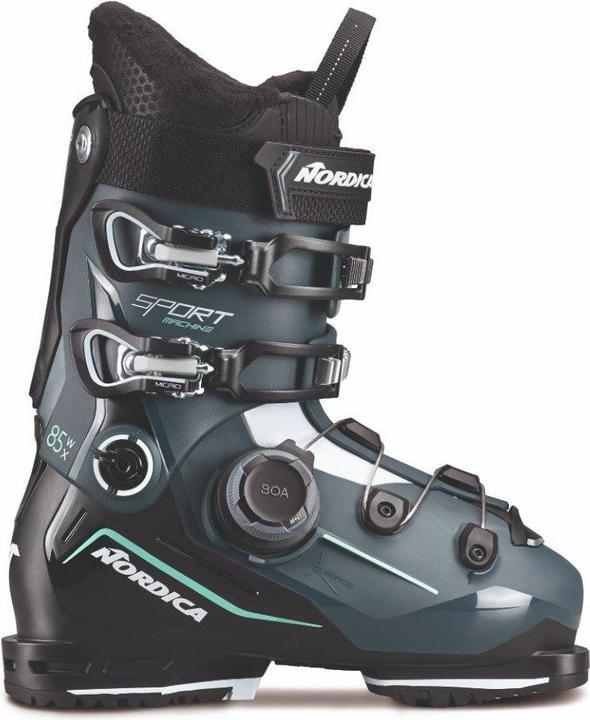 Chaussures De Ski Nordica Sport Machine 120 BOA 2025 - Chaussant 102 Mm - Noir/gris - Homme - Mondopoint 26.5