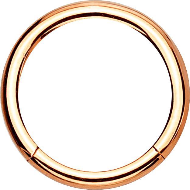 Produktbild Star Piercing Micro Segmentring klappbar rosegold (ohne Messing, Titan G23)