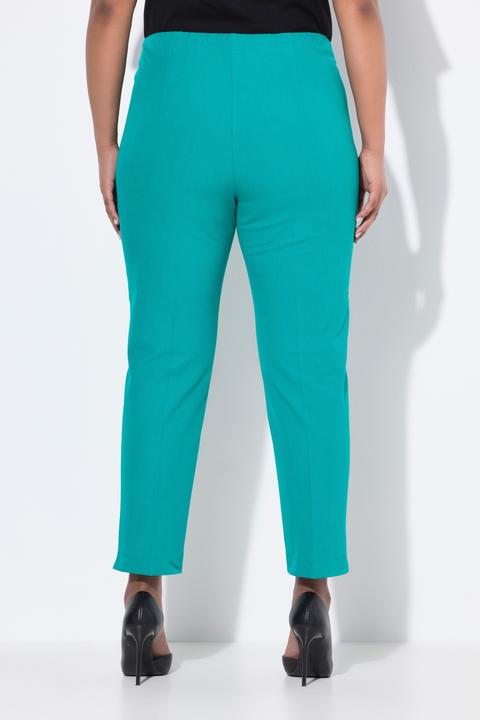 Actual product image Ulla Popken Cropped Stretch Blend Elastic Waistband Pants (54)