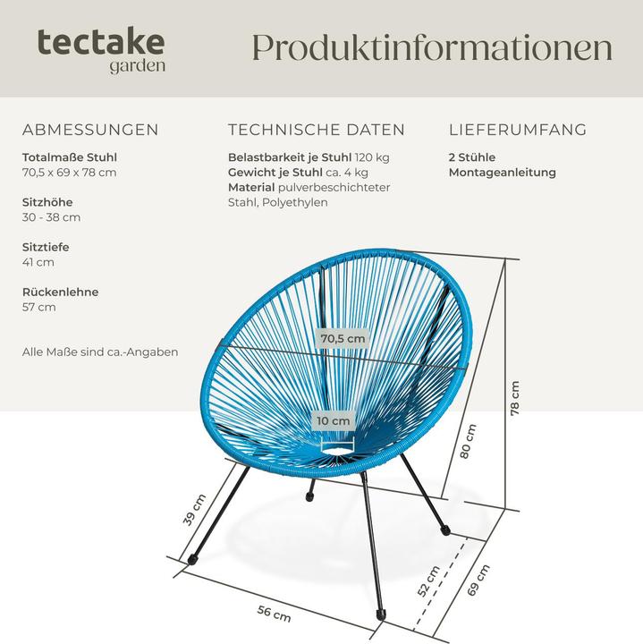 Produktbild tectake Santana