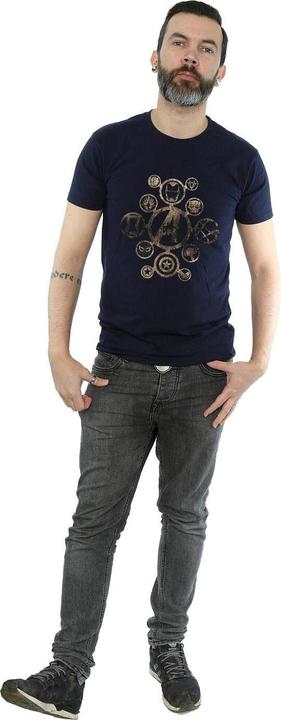 Image du produit Universal Textiles T-shirt en coton pour hommes avec icônes (XL)