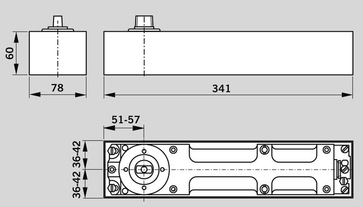Actual product image Dormakaba Floor spring BTS 80 F (Indoor)