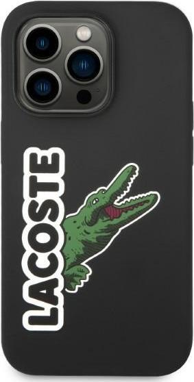 Actual product image Lacoste LCHCP14XSHK iPhone 14 Pro Max 6,7" czarny/black hardcase Silicone Head Crocodile (Apple iPhone 14 Pro Max)