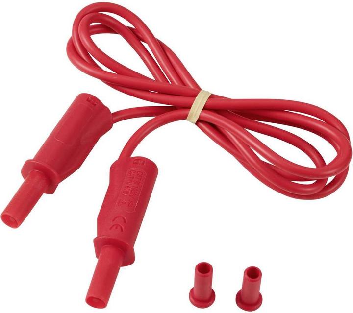Immagine prodotto Voltcraft MSB-532 Cavo di prova 4mm 1 m rosso 2,5mm² CAT IV 600V 32 A