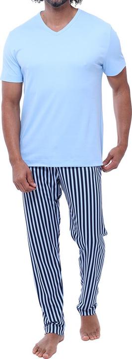 Produktbild Mey - Graphic Stripes - Schlafanzug (M Hellblau) (M)