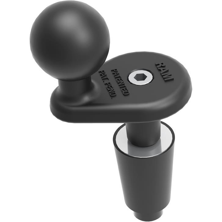 Thumbnail - Rammount Base Motorcycle Fork Stem, Smartphone Halterung, Schwarz