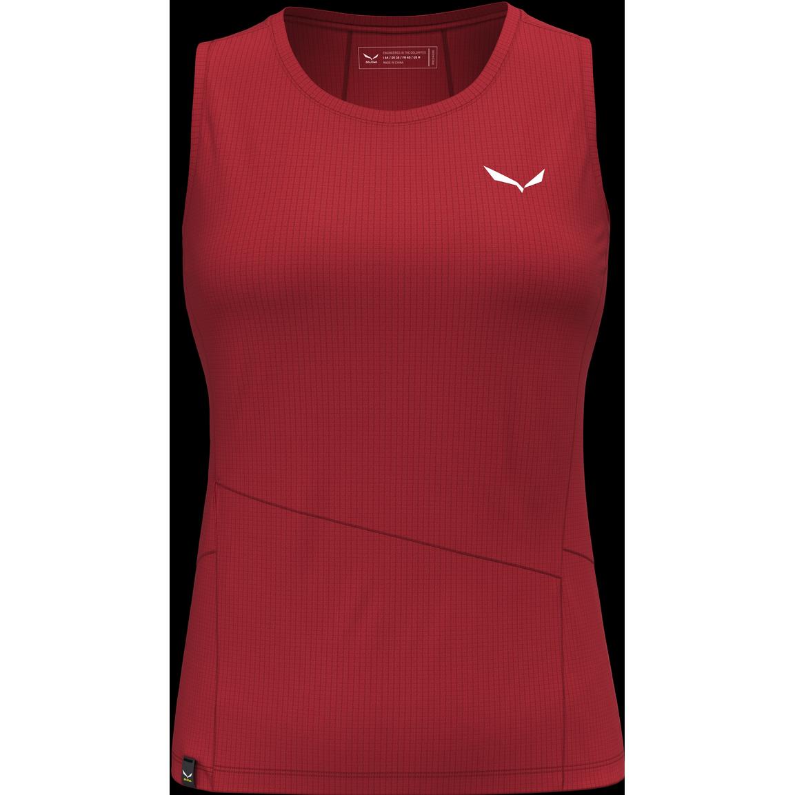 Salewa, Damen, Sportshirt, PUEZ SPORTY DRY Damen TANKT (36), Rot, 36