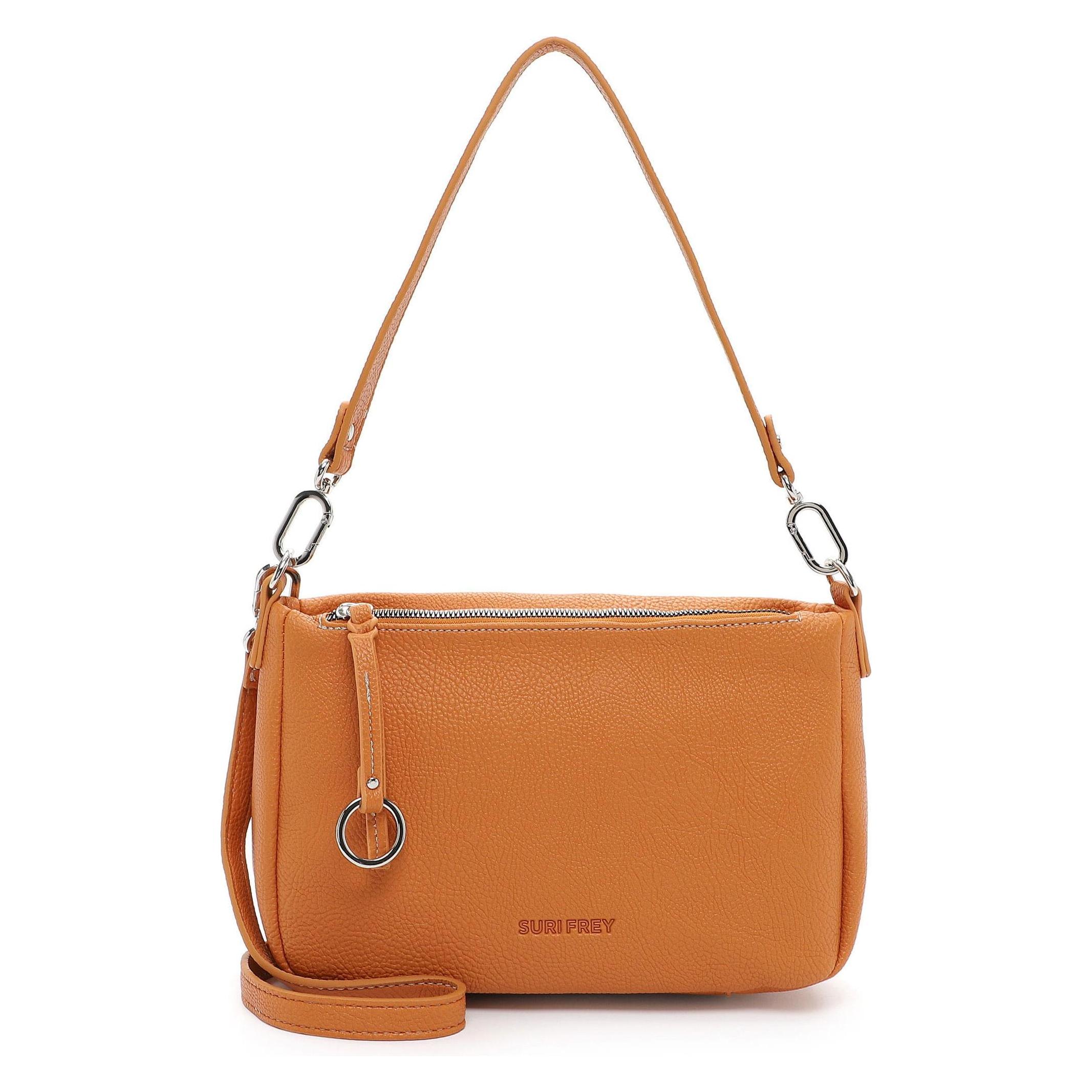 Suri Frey, Damen, Handtasche, Umhängetasche Sfy Debby, Braun, Orange