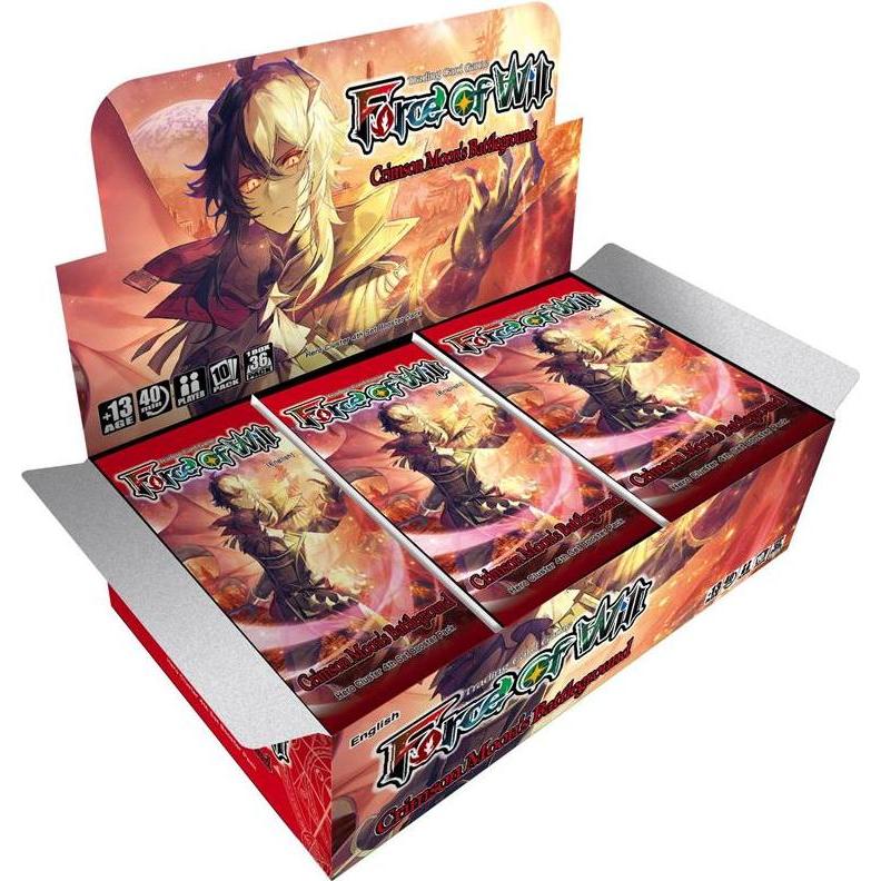 Tinisu Force of Will (FOW / H4) Display Booster Box Crimson Moon's Battleground (CMB) (Englisch)
