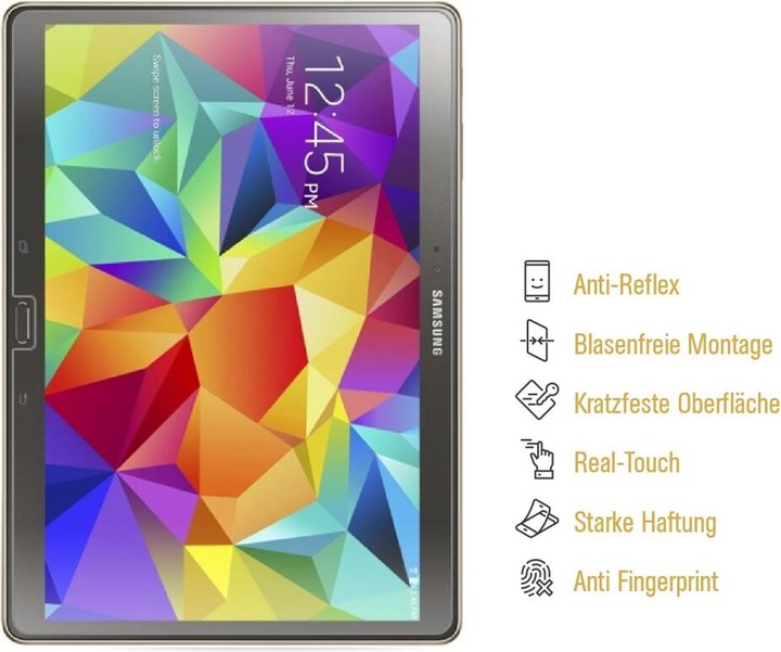 Actual product image Protectorking 1x Panzerfolie Anti-Shock matt entspiegelt (1 Piece, Galaxy Tab S 10.5)