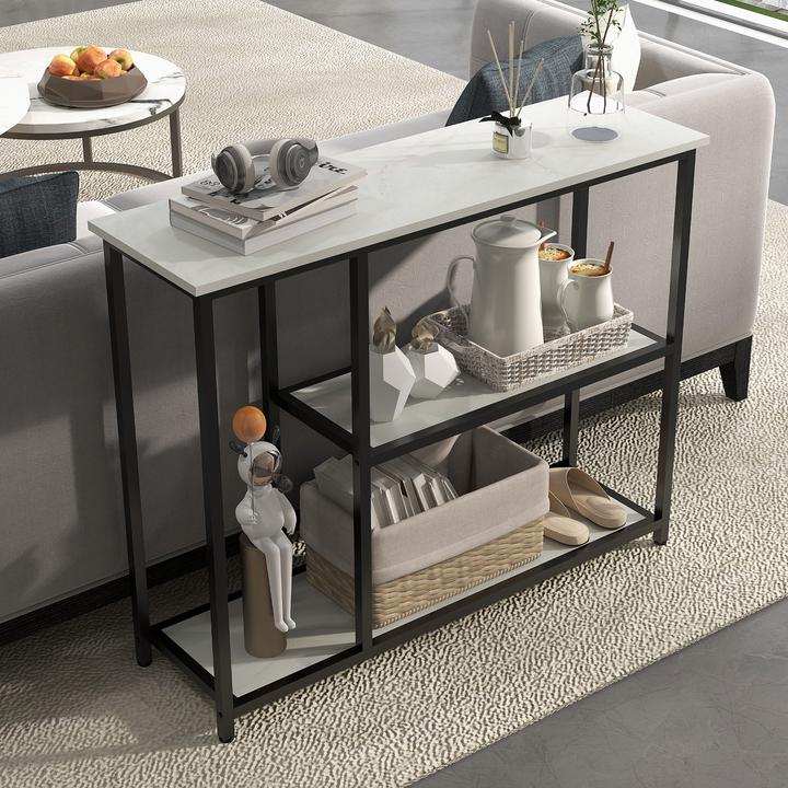 Image du produit Homcom Table console (100 x 30 x 80 cm)