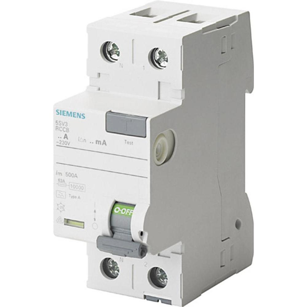 Siemens, Schutzschalter, SIEM 5SV3311-6KL FI-Schutzschalter Typ A 16A 1+N-pol. 30mA 2