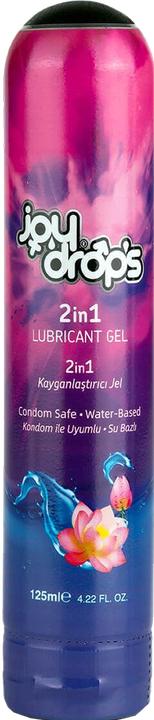 Produktbild JoyDrops «2in1 Lubricant Gel» 125 ml, wasserbasiert, Massage, silikonfrei, leicht abwaschbar (125 ml)