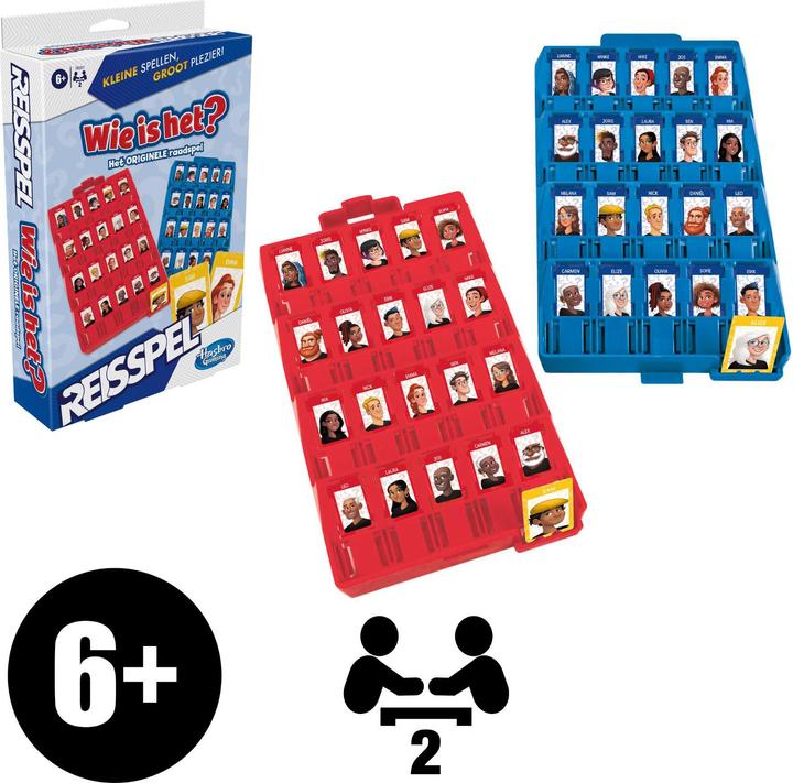 Image du produit Hasbro Gaming Wie is het? Reisspel (Néerlandais)