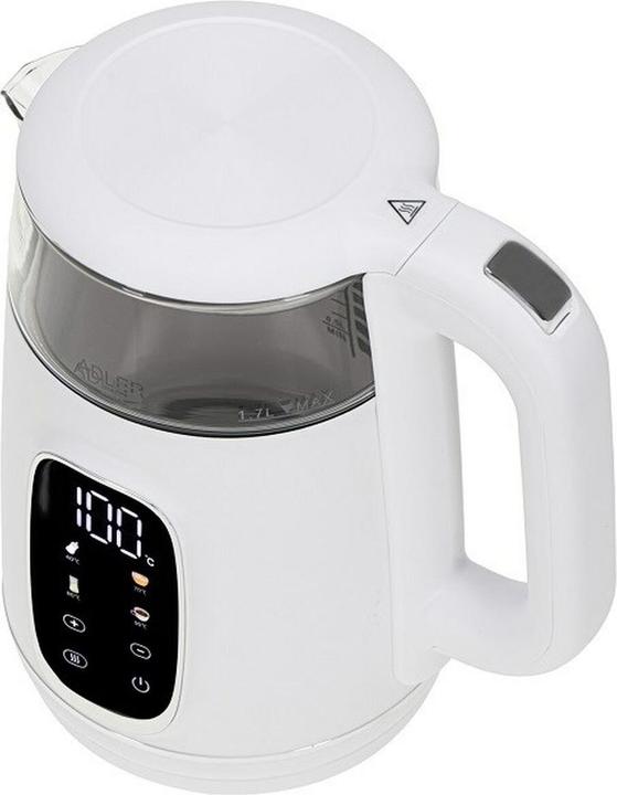 Image du produit Adler AD 1305 Bouilloire électrique blanc/argenté (1.70 l)