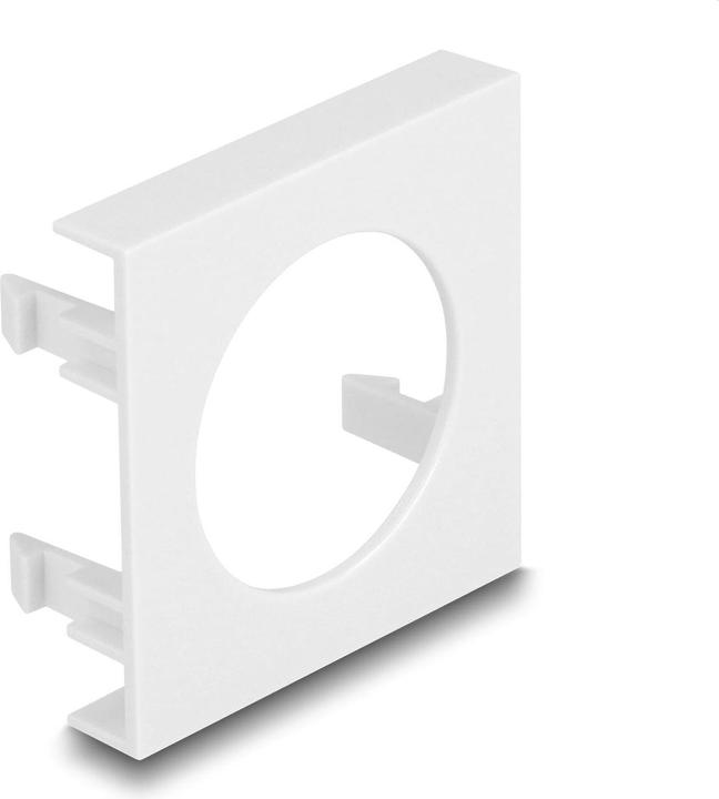 Image du produit Delock Cache module Easy 45 découpe de trou Ø 30,2 mm, 45 x 45 mm 5 pièces blanc (Support mural)