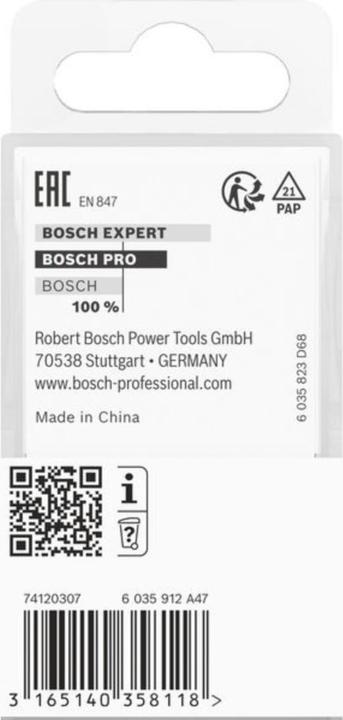 Produktbild Bosch Professional Zubehör Falzfräser, 8 mm, B 9,5 mm, D 31,8 mm, L 12,5 mm, G 54 mm