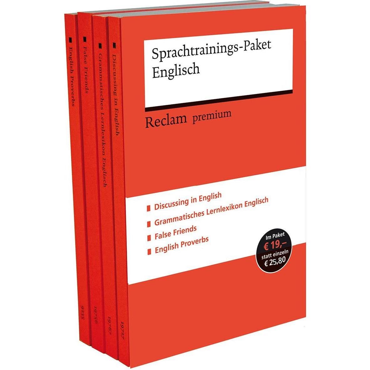 Sprachtrainings-Paket Englisch, Schulbücher von Reclam Verlag