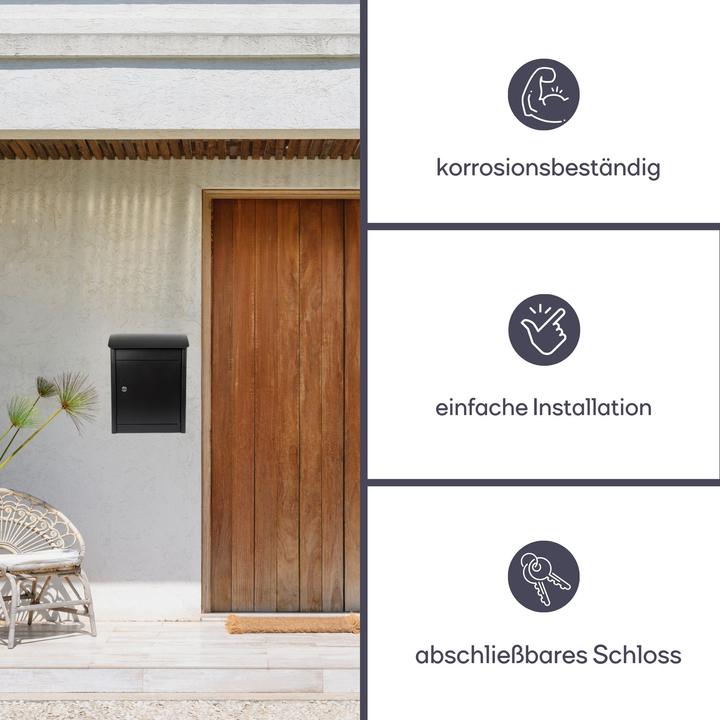 Image du produit Perel Boîte aux lettres pour colis - Helsinki - Malmö - 42 x 26 x 50,5 cm