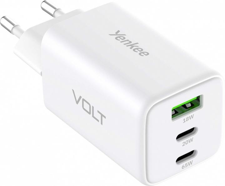 Immagine prodotto Yenkee Alimentatore YAC G65 WH VOLT USB C 65W 3A (65 W)