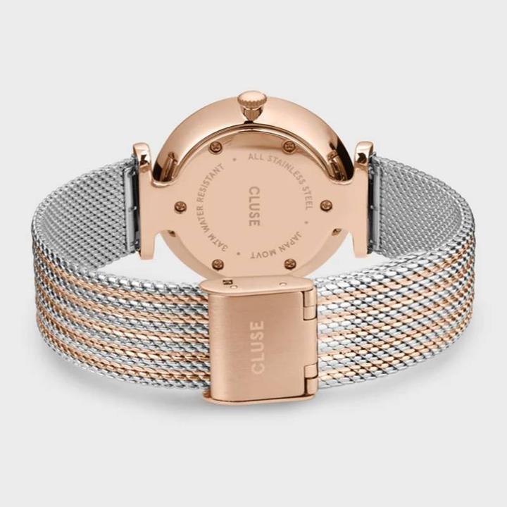 Immagine prodotto Cluse Triomphe Mesh Rosé (Orologio da polso analogico, 33 mm)