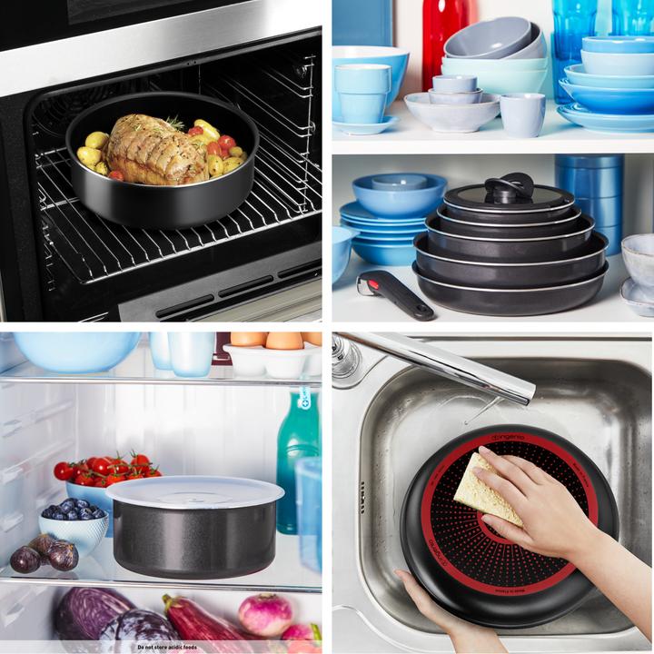 Image du produit Lagostina 13 pièces Ingenio Easy Battery (Casserole, Poêle à frire, Aluminium)
