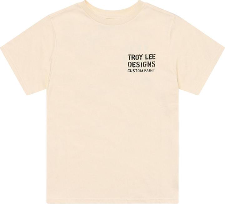 Actual product image Troy Lee Designs Womens T-Shirt, Paint Shop, vintage white, XL (XL)