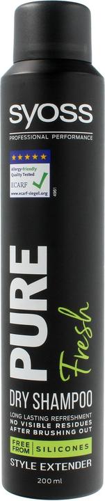 Image du produit Syoss Shampooing sec Pure Fresh (200 ml, Shampoing sec)
