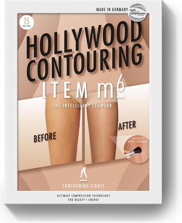 Actual product image ITEM m6 Contouring Tights (15 DEN, M)
