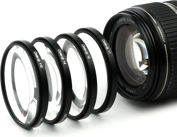 Immagine prodotto Walimex Set di obiettivi macro close-up 58 mm (58 mm, Lenti ravvicinate)