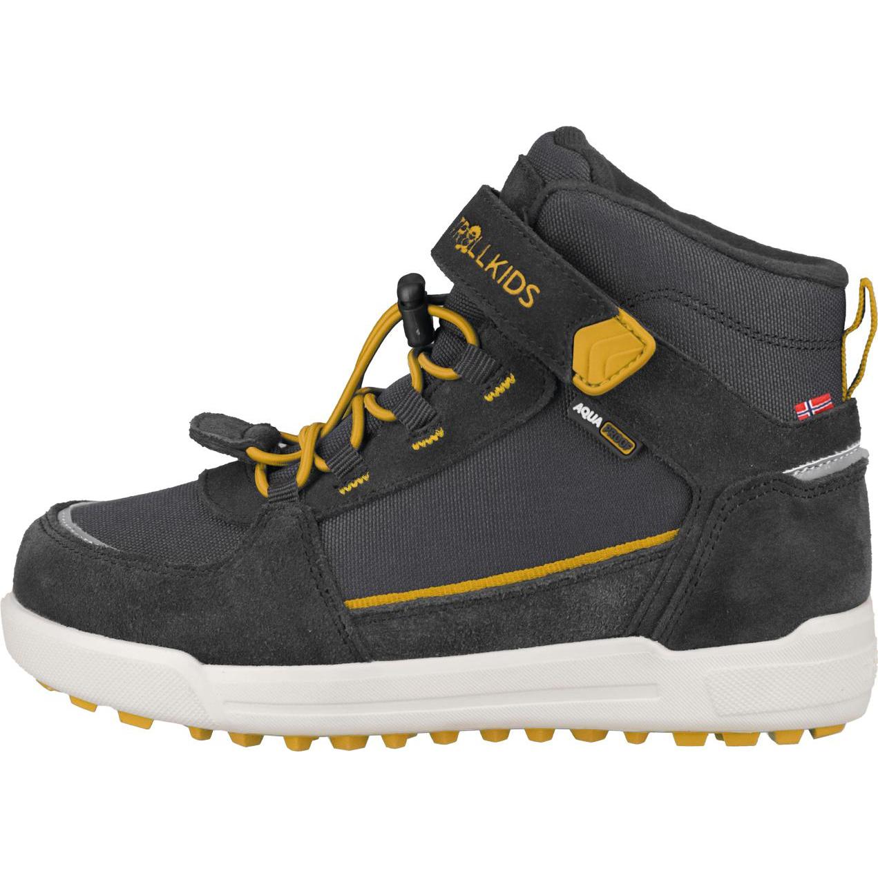 Trollkids, Unisex, Boots + Stiefel, Kid's Gryllefjord Mid Cut, Grau, (33)