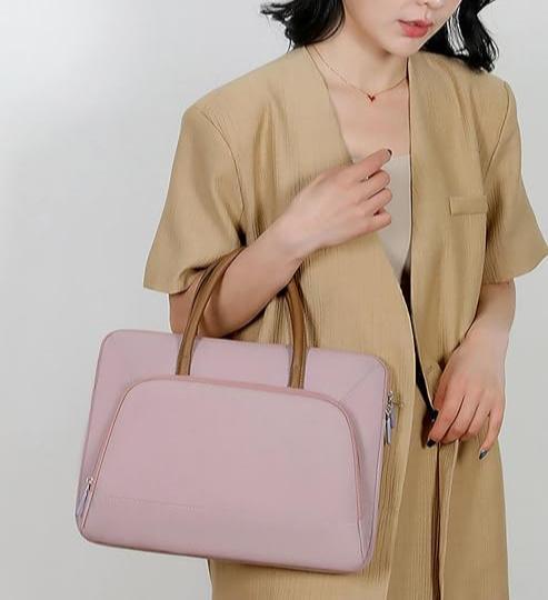 Image du produit Only-Bags.Store Sac à bandoulière portable pour ordinateur portable, sac de conférence portable, 14 pouces (14")