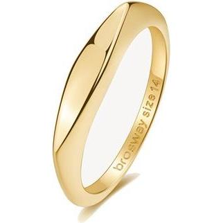 Brosway, Serviettenringe + Serviettenhalter, Essential Bnl122 Fashion Gold-Plated Ring