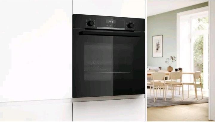 Produktbild Bosch Hausgeräte Serie 6, Einbau-Backofen, 60 x 60 cm, Schwarz, HBG537BB3