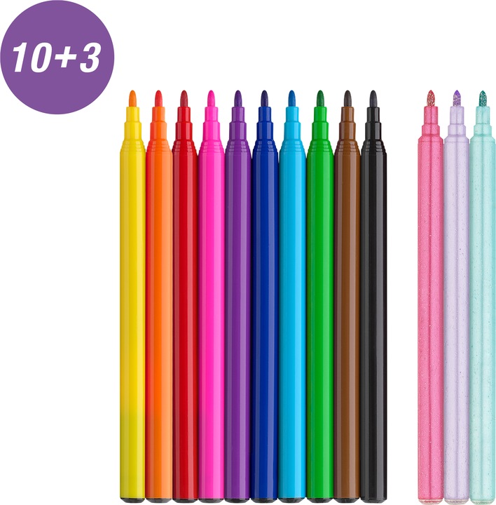 Actual product image Faber-Castell Fibre pen Unicorn Special Edition (Sorted, 10 x)