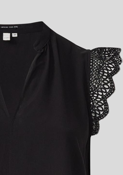 Produktbild S.Oliver Bluse Blusentop mit Spitzendetail (50)
