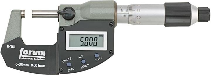 Forum Professional Solutions Micrometer 0-25 mm digitaal IP54