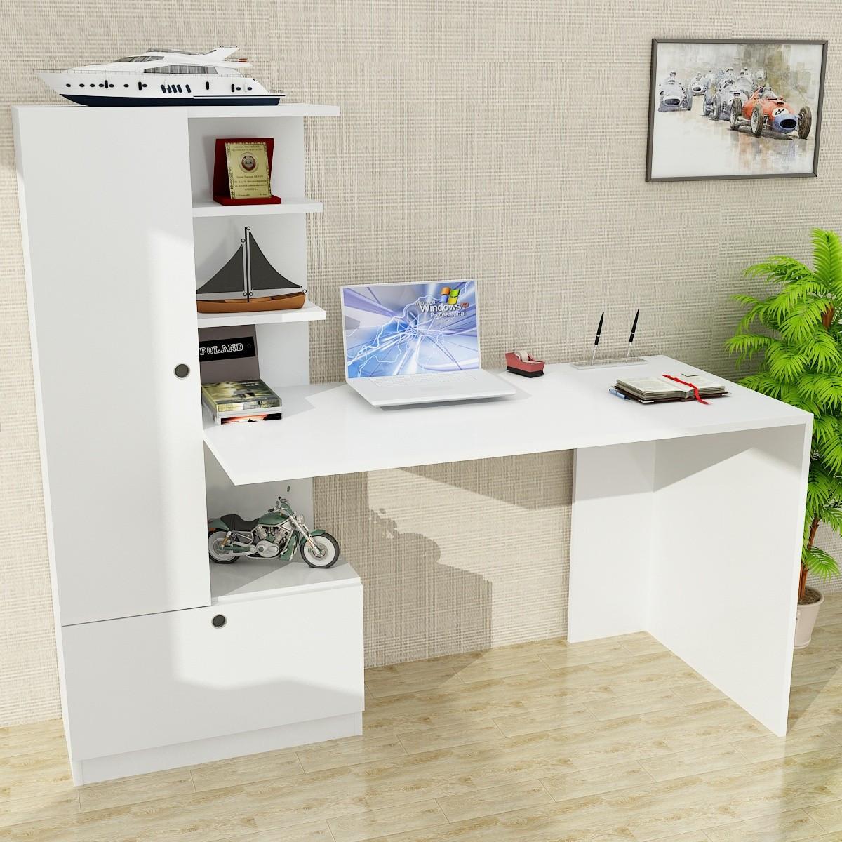 Thumbnail - Kalune Design, Schreibtisch, Ezekiel (150 x 120 x 60 cm)