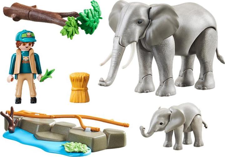 Produktbild Playmobil Elefanten im Freigehege (70324, Playmobil Family Fun)
