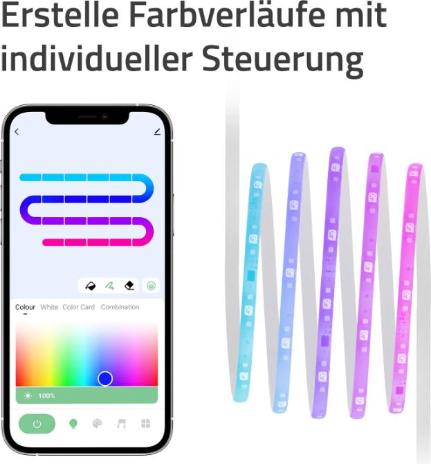 Produktbild Hombli LED Strip (RGB, 500 cm, Indoor)