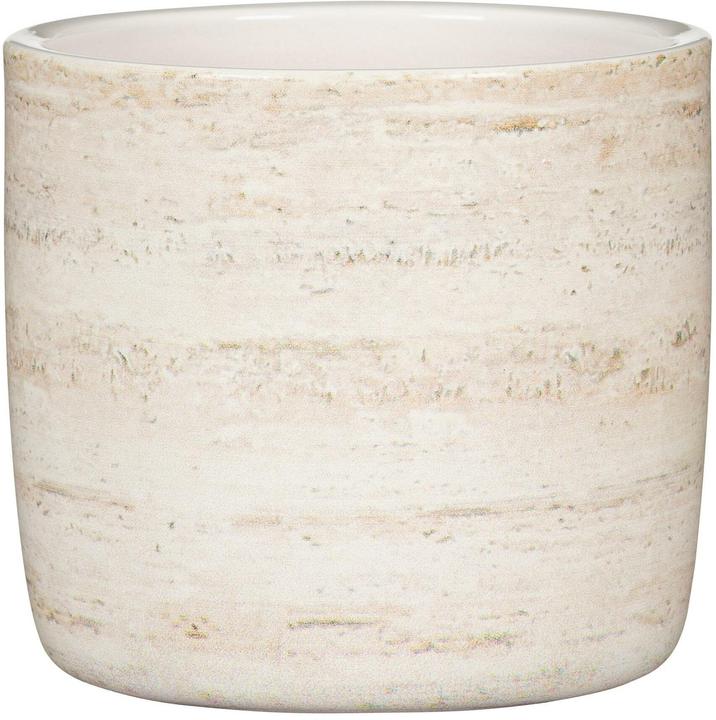 Scheurich Flower pot 69668, ceramics, beige (15 x 13.60 cm)