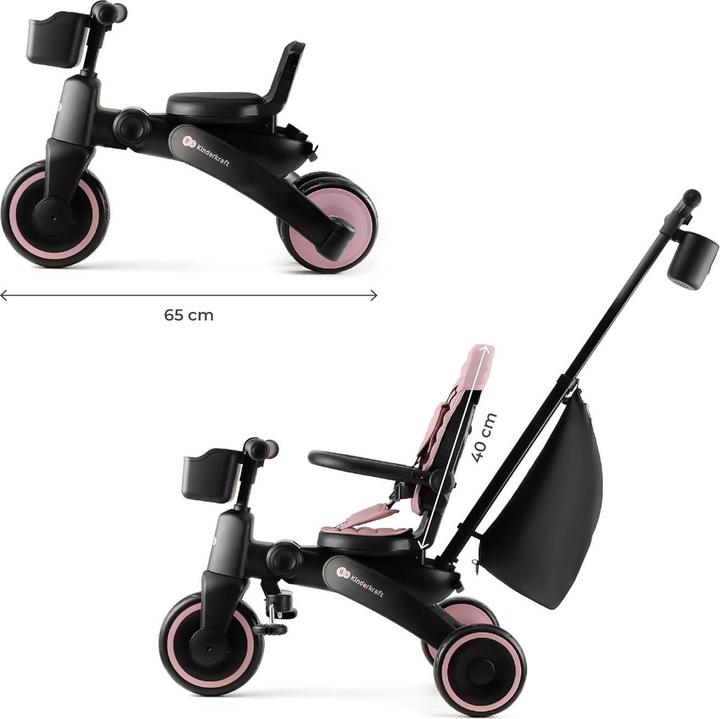 Actual product image KinderKraft Tricycle JAZZ 2 PINK
